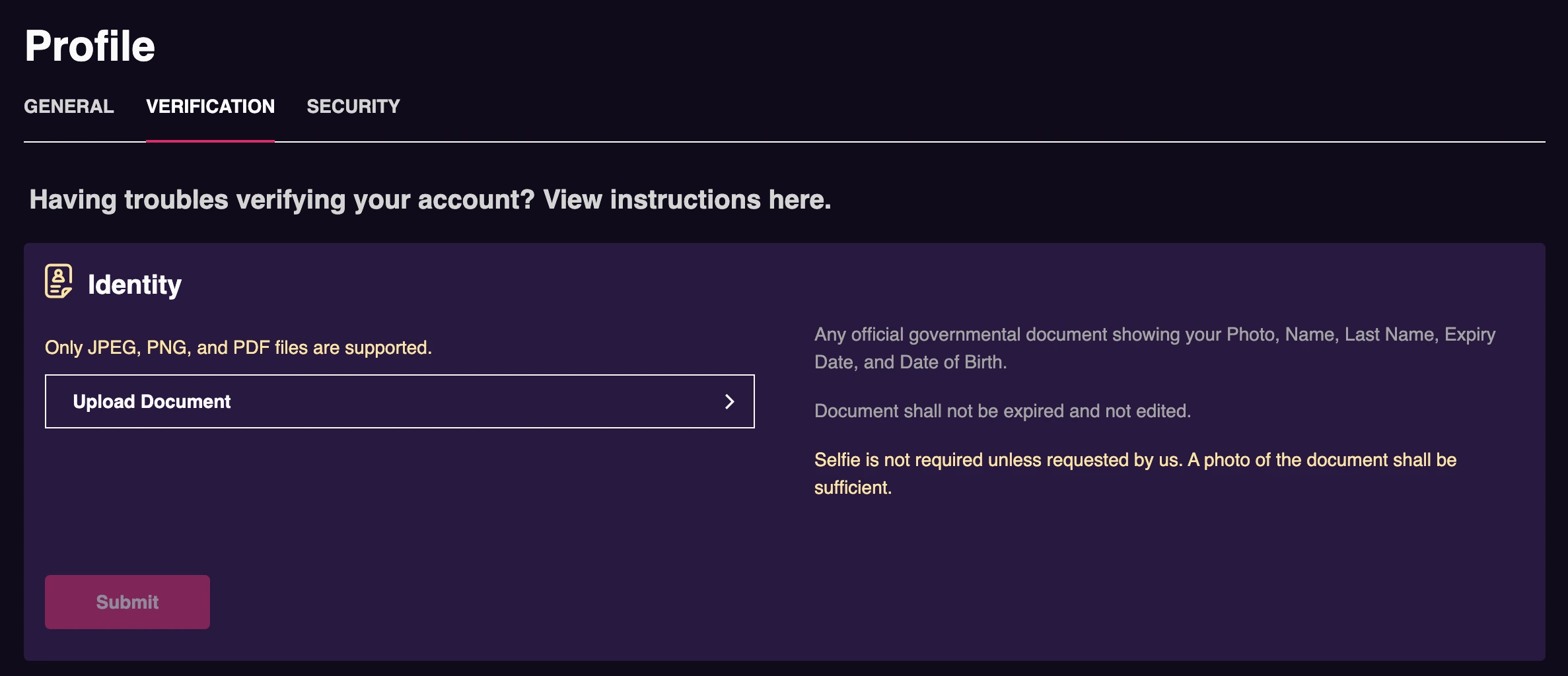 VegasNow Verification
