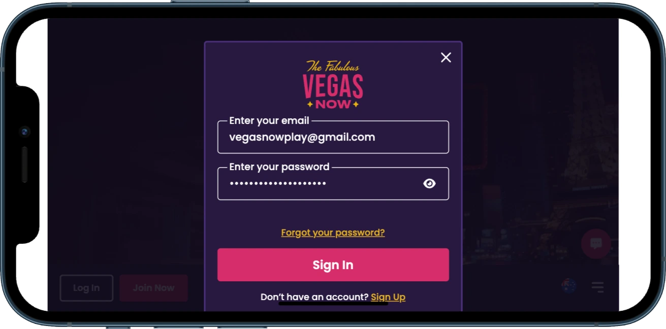 vegasnow login